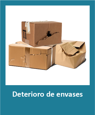 Deterioro de envases